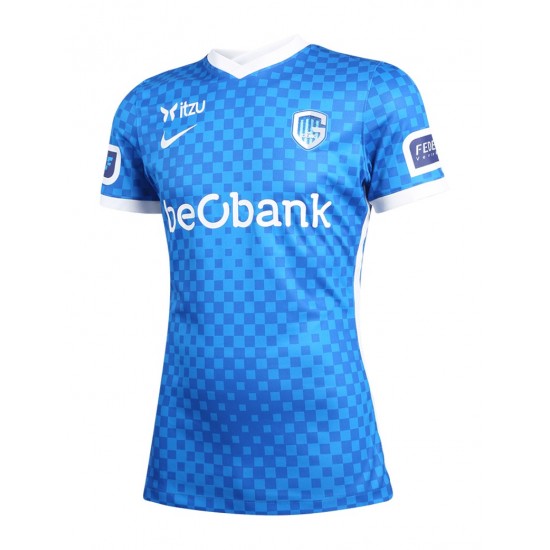 Camisola KRC Genk Equipamento Primeiro 2021-2022 Manga Curta